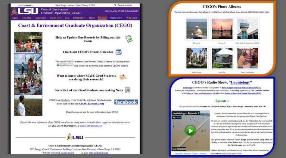 CEGO's Website